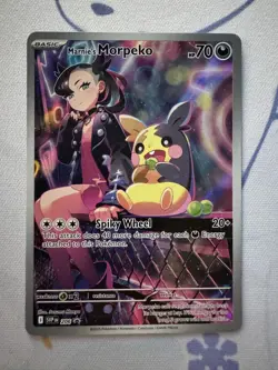 Marnie’s Morpeko Holo Rare SV: Scarlet & Violet Promo Cards 206 NM - Image 1