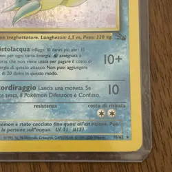 Pokemon Card - Lapras Fossil Italian 10/62 Holo Rare - Image 3