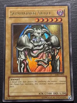 Summoned Skull MRD-003 Yu-Gi-Oh Ultra Rare Vintage Card Lightly Played LP - Image 1