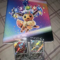 Pokemon TCG Card Binder Collection Mixed Lot of Cards and 2 promo cards - Image 1