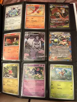 Pokemon TCG Card Binder Collection Mixed Lot of Cards and 2 promo cards - Image 4