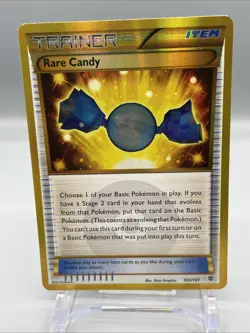Rare Candy 105 Secret Rare Holo Plasma Blast, Pokemon TCG Card, LP - Image 1