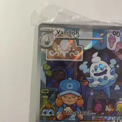 Vanillish 190/182 Paradox Rift Snow Flake Stamped Promo SEALED Pokemon Card - Image 2