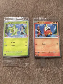 Sprigatito & Fuecoco SVP 191 & 192 Horizons Promo Cards - Sealed - Image 1