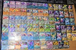 76 Card Pokemon TCG CCG Lot! All ex, V, + 2 VMAX & 2 Japan Ex NM few Lp - Image 1