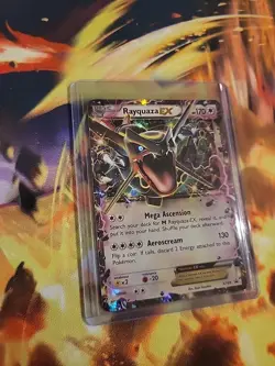 Rayquaza EX XY69 - Full Art Ultra Rare Promo - Black Star Pokemon Card - Image 2