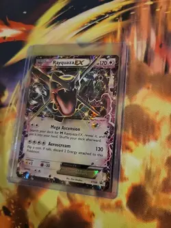 Rayquaza EX XY69 - Full Art Ultra Rare Promo - Black Star Pokemon Card - Image 3