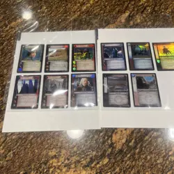 LOTR Lord of the Rings Battle for Helms Deep lot of 11 foil Cards Unplayed Cards - Image 1