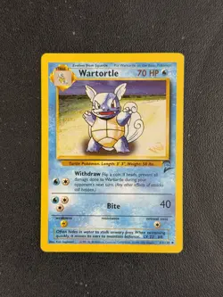 Wartortle Gold W Stamp Promo Card 63/130 WOTC 2000 Base Set 2 - Image 1