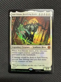 MTG Spider-Man Anti-Venom,Horrifying Healer Mythic Foil English - Image 1