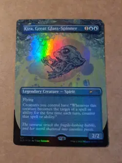 Kira, Great Glass-Spinner (Borderless) Secret Lair Drop Foil - Image 1