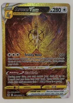Arceus VSTAR - GG70/GG70 - Pokemon Crown Zenith Galarian Gallery Gold Secret NM - Image 3