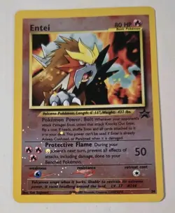 Entei 34 Black Star Promo Movie Reverse Holo Pokemon TCG WOTC - Image 1