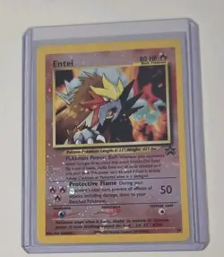 Entei 34 Black Star Promo Movie Reverse Holo Pokemon TCG WOTC - Image 3