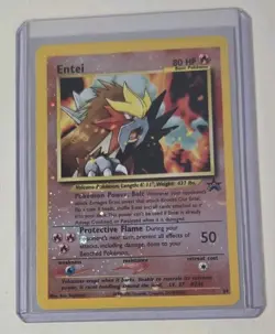Entei 34 Black Star Promo Movie Reverse Holo Pokemon TCG WOTC - Image 4