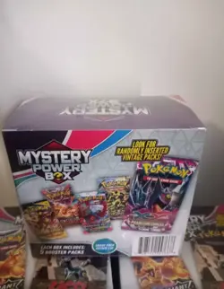 Lot Of 3 Pokemon Mystery Power Box 5 Booster Packs Sealed Possible Vintage Pack - Image 2