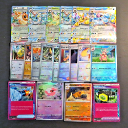 Pokemon Prismatic Evolutions Master Ball Pokeball EX Double Rare Lot (19) Eevee+ - Image 1