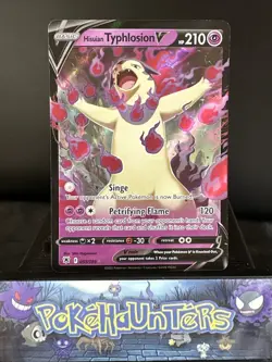 Pokemon Card Hisuian Typhlosion V 053/189 Astral Radiance Half Art Holo Rare NM - Image 1