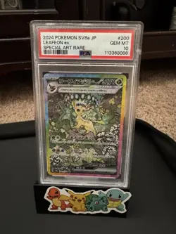 2024 POKEMON SV8a JP LEAFEON ex SPECIAL ART RARE PSA 10 - Image 2
