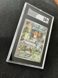 2023 Pokemon promo CHARMANDER Obsidian Flames ETB 044 GEM MINT SGC 10 - Image 2
