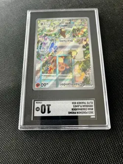 2023 Pokemon promo CHARMANDER Obsidian Flames ETB 044 GEM MINT SGC 10 - Image 4