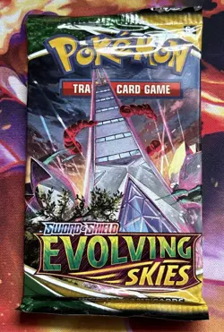 2021 Pokemon Evolving Skies Booster Pack Art Duraludon - Image 1