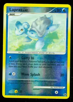 Pokemon LAPRAS 21/106 Great Encounters - RARE Rev Holo - Lightly Played - Image 1