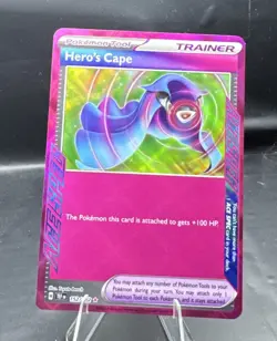 Pokemon TCG Hero's Cape 152/162 Temporal Forces Ace Rare Holo - Image 1