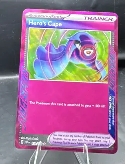 Pokemon TCG Hero's Cape 152/162 Temporal Forces Ace Rare Holo - Image 3