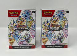 Pokemon TCG Prismatic Evolutions Booster Bundle Sealed x2 (Lot of 2) - Image 1