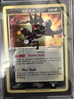 Pokemon Greninja TCG SWSH144 Celebrations Black Star Promo TAG Graded 8.5 - Image 3