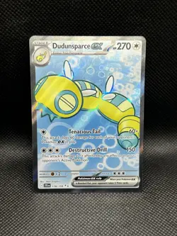 Dudunsparce ex 178/159 ULTRA RARE HOLO Journey Together Sv09 Pokemon English TCG - Image 1