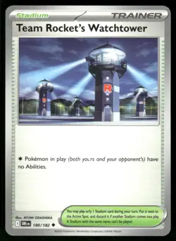 2025 Scarlet & Violet Series - Destined Rivals Team Rocket's Watchtower Uncommon - Image 1