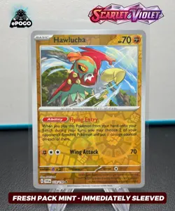 Hawlucha 118/198 Reverse Holo Pokemon TCG: Scarlet & Violet Base Set FRESH MINT - Image 1