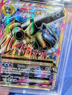 Pokemon Evolutions XY 102/108 2016 Full Art M/Mega Blastoise EX 102 ACE 9 - Image 2