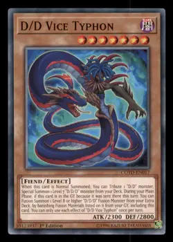 Yugioh D/D Vice Typhon #COTD-EN017 Code of the Duelist LP - Image 1