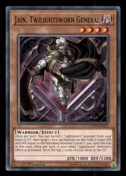 Yugioh Jain, Twilightsworn General #COTD-EN024 Code of the Duelist LP - Image 1