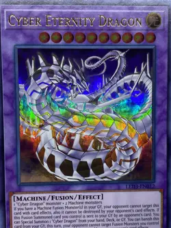 YuGiOh Cyber Eternity Dragon LED3-EN012 1st Edition Ultra Rare - Image 3