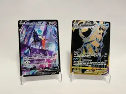 Pokemon Card Lot Calyrex V and VMAX TG17 and TG29 NM Shadow Rider Ice Rider - Image 1