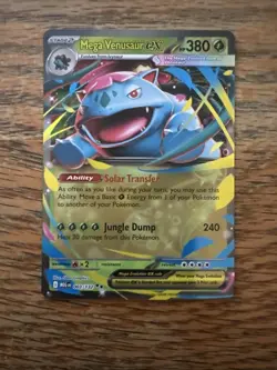 Mega Venusaur EX 3/132 Me01 Holo - XY Base Set Ultra Rare Pokemon Card NM - Image 1