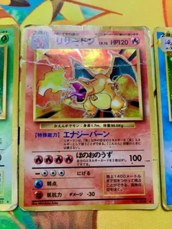 Charizard Blastoise Venusaur Base set Pokemon card 3set 1996 Holo Japanese #2325 - Image 3