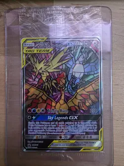 Pokemon TCG Moltres Zapdos Articuno GX SM210 Hidden Fates Promo Card Sealed - Image 1