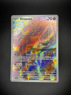 Pokemon TCG Drowzee Scarlet & Violet Base Set Illustration Rare Card 210/198 NM - Image 1