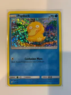 McDonald's 2018 Psyduck TCG Holo Promo Card 2/12 Pokemon- Slight Crease - Image 1