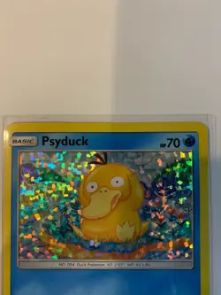 McDonald's 2018 Psyduck TCG Holo Promo Card 2/12 Pokemon- Slight Crease - Image 2