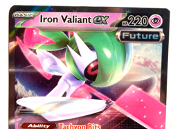 Pokemon Iron Valiant ex + FREE extra Rare card! - Image 2
