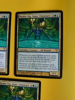 Momir Vig, Simic Visionary rare elf wizard x3 Magic the Gathering. MTG 3 Card. - Image 3