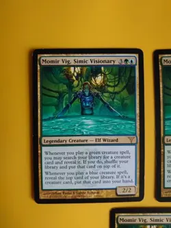 Momir Vig, Simic Visionary rare elf wizard x3 Magic the Gathering. MTG 3 Card. - Image 4