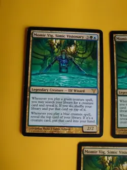 Momir Vig, Simic Visionary rare elf wizard x3 Magic the Gathering. MTG 3 Card. - Image 5