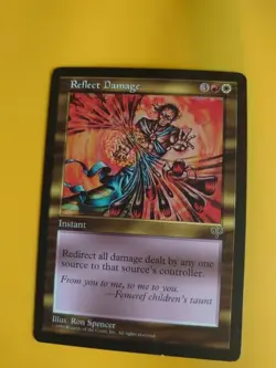 Reflect Damage. Instant Mirage. Magic the Gathering Card. Old Vintage. - Image 1